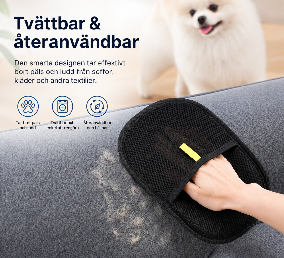 Pälsborttagningshandske